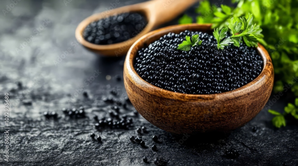 High-End Black Caviar for Fine Dining High-End Black Caviar for Fine Dining