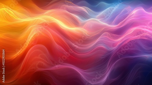 Colorful flowing waves create a vibrant, dynamic background with a mesmerizing pattern. Perfect for social media, branding, and marketing projects