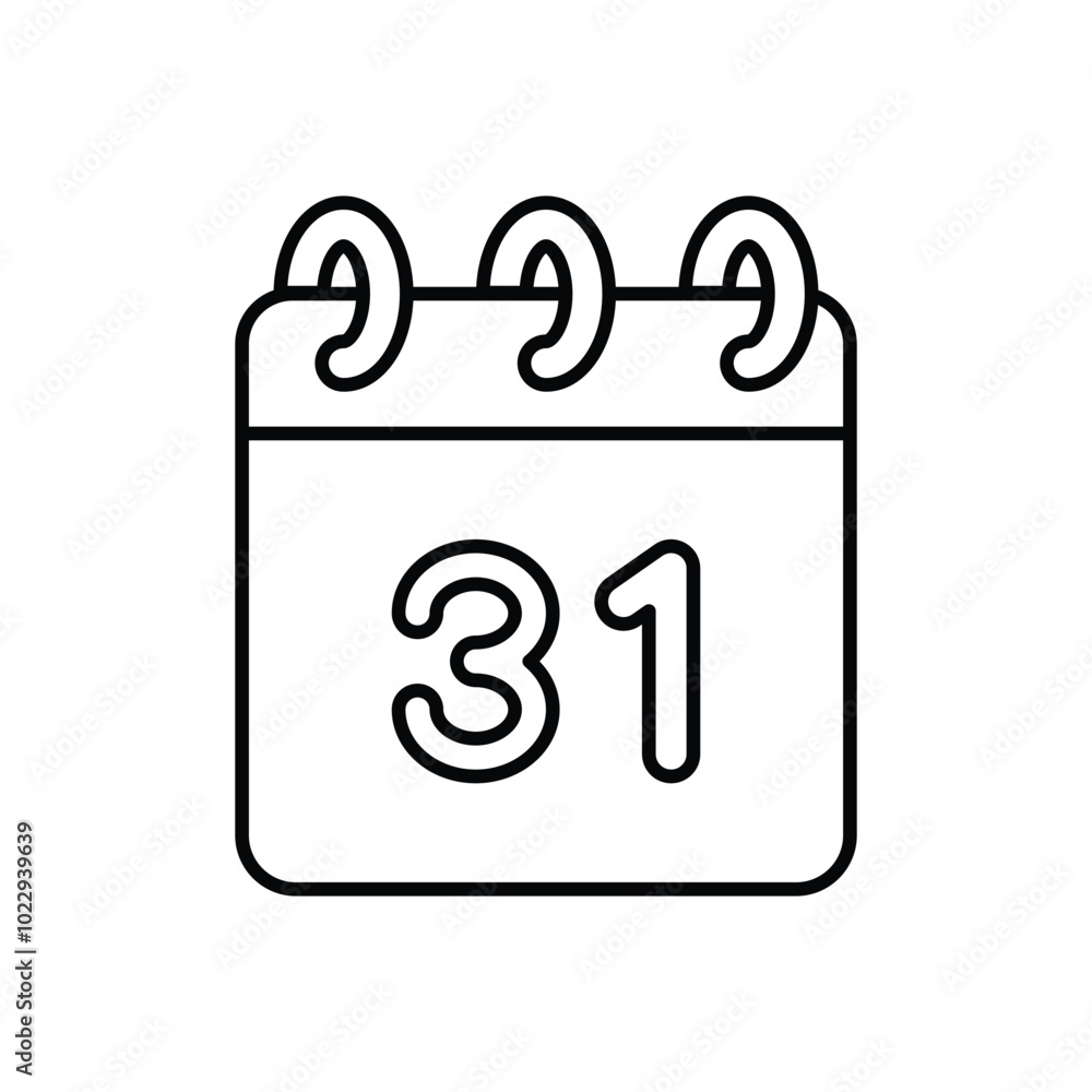 Halloween Reminder vector icon Halloween Reminder vector icon
