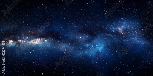 Expansive Starry Night Sky with Numerous Bright and Diffused Stars of Varying Sizes Scattered Across a Dark, Almost Black Background Evoking the Vast and Infinite Nature of the Univers