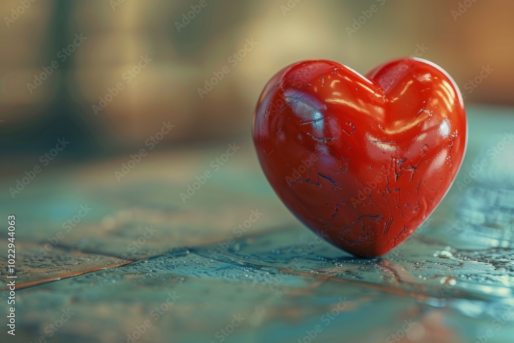 Fototapeta premium Heart as the center of the universe of feeling