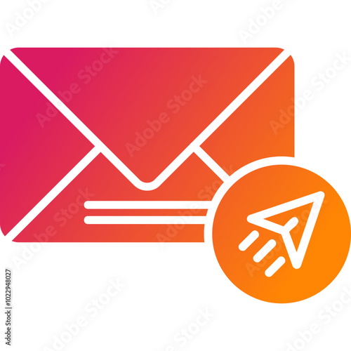 Send Mail Vector Icon Design