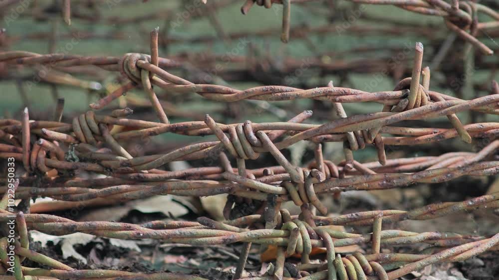 rusty barbed wire rusty barbed wire