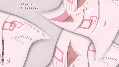 Abstract backdrop featuring soft pink tones and fluid forms