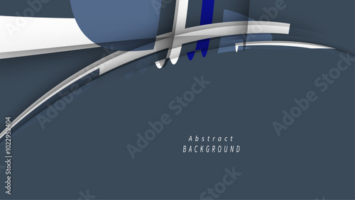 Elegant abstract background featuring flowing shapes in a harmonious blend of colors and curves