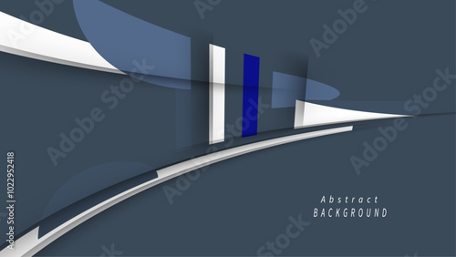 Elegant abstract background featuring flowing shapes in a harmonious blend of colors and curves