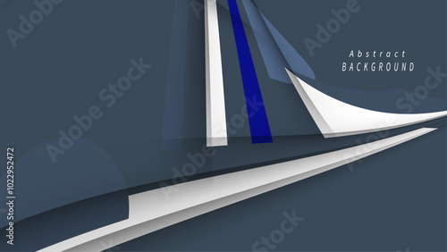 Elegant abstract background featuring flowing shapes in a harmonious blend of colors and curves