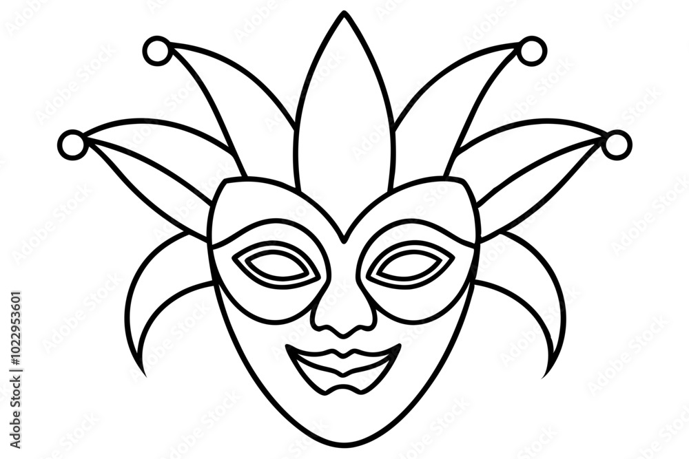 Carnival mask icon, carnival mask line art vector illustration, mardi gras elements vector
Carnival mask icon, carnival mask line art vector illustration, mardi gras elements vector