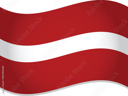 Free Download Latvia Country Waving Flag Vector - GFXLoad