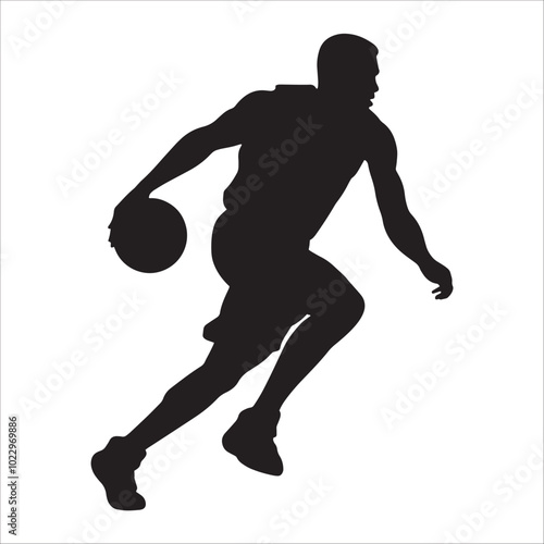 Basketball Player Silhouette