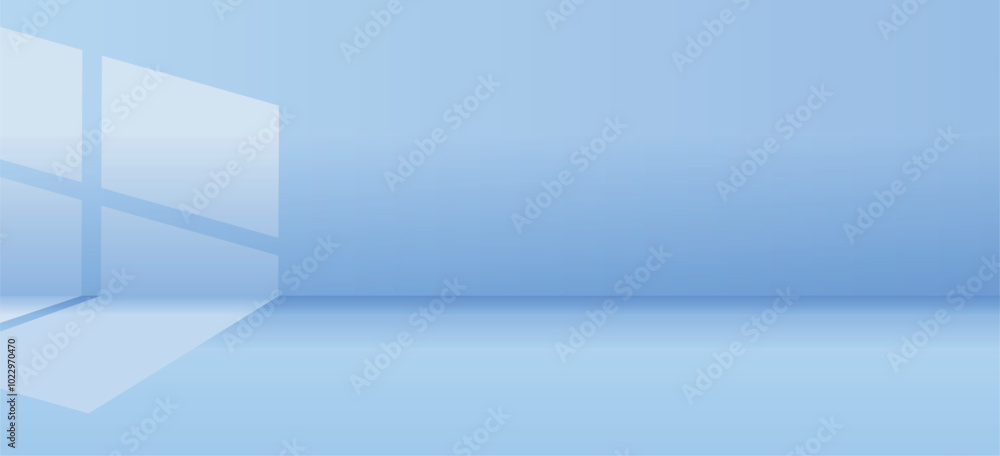 Empty Light White Room with Light Abstract composition in minimal design. Studio showroom product pedestal, Fashion showcase mockup scene Empty Light White Room with Light Abstract composition in minimal design. Studio showroom product pedestal, Fashion showcase mockup scene