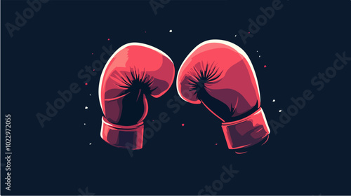 Boxing gloves. Sports. Boxing.