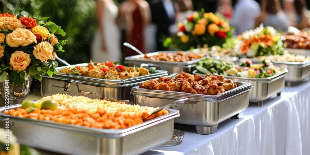 Elegant Catering Buffet Setup for Special Events Elegant Catering Buffet Setup for Special Events