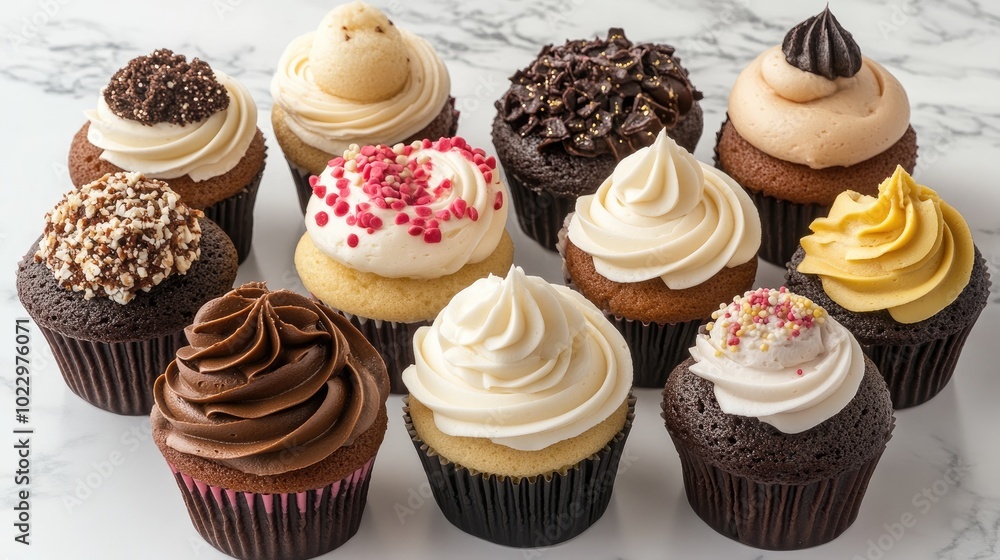 Assorted Flavorful Cupcakes Assorted Flavorful Cupcakes