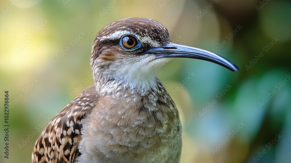 Close Up Portrait of a Bird from the Charadriidae Family Close Up Portrait of a Bird from the Charadriidae Family