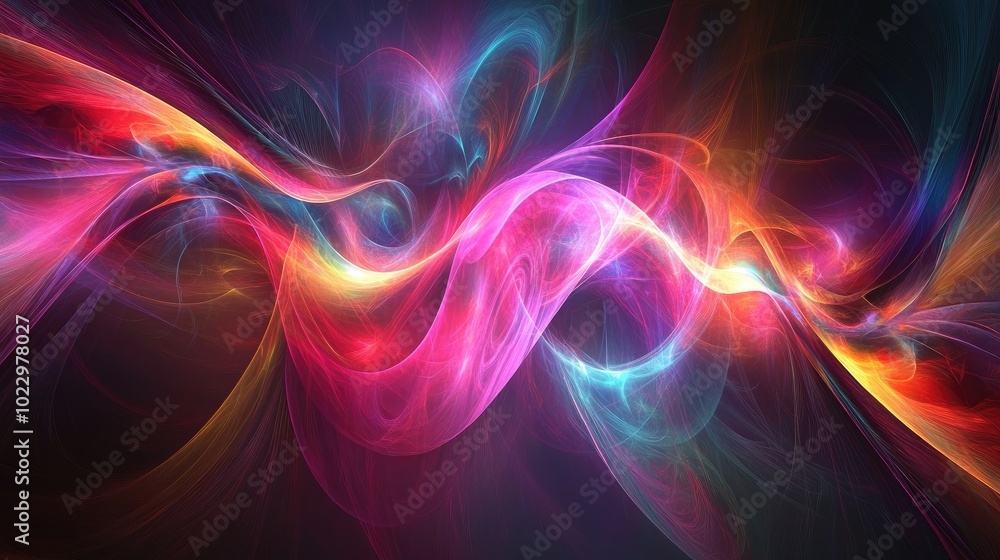 Abstract digital fractal fantasy design backdrop Abstract digital fractal fantasy design backdrop