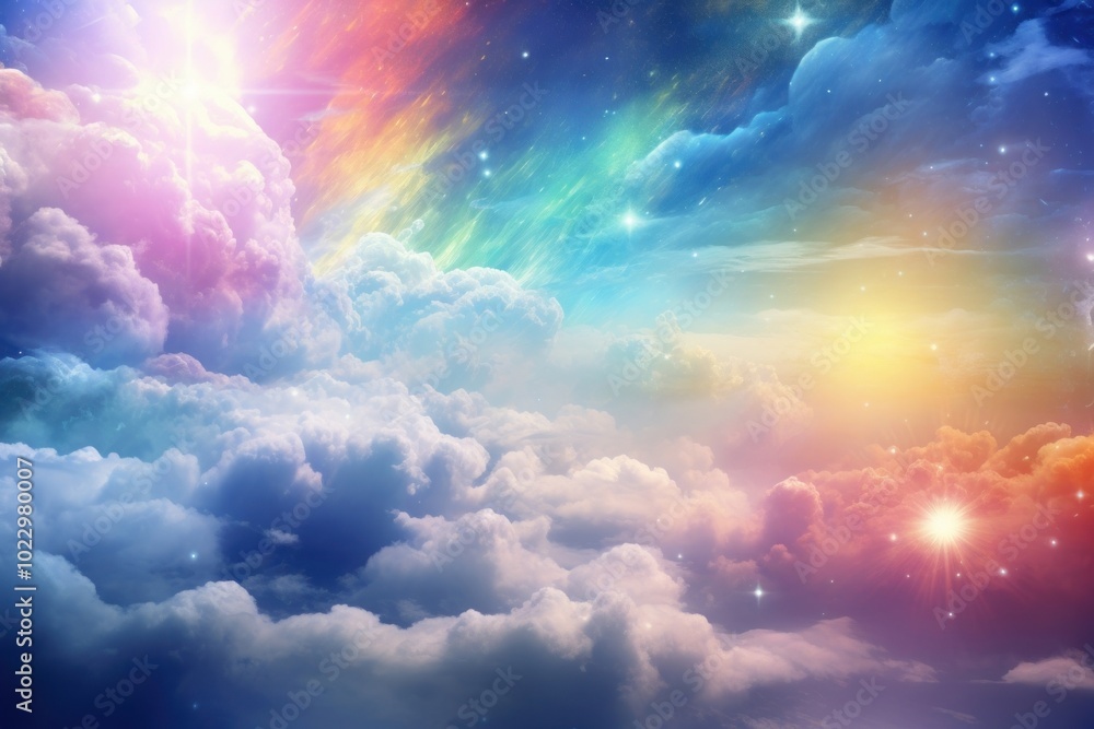 Rainbow colored background cloud backgrounds sunlight. Rainbow colored background cloud backgrounds sunlight.