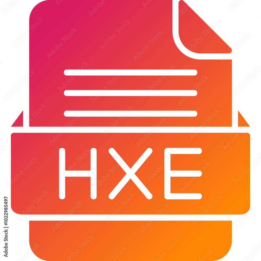 HEX File Format Vector Icon Design HEX File Format Vector Icon Design
