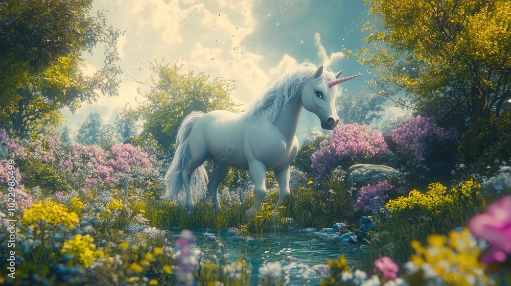 Charming unicorn Whimsical creation Charming unicorn Whimsical creation