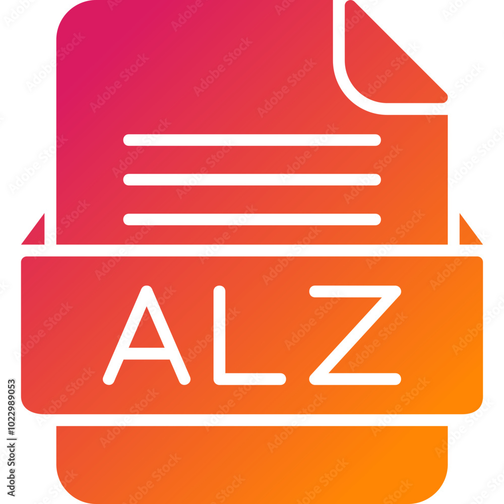ALZ File Format Vector Icon Design ALZ File Format Vector Icon Design