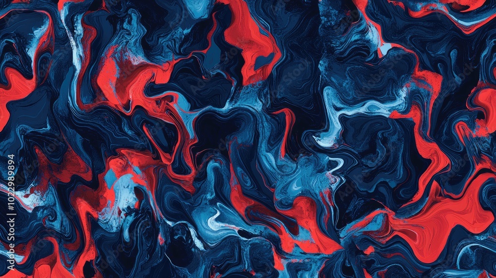 Colorful blue and red digital marbling background Dropped surface texture Vibrant mesh 2d suitable for web design or event invitations Marble pattern for wallpaper decoration Colorful blue and red digital marbling background Dropped surface texture Vibrant mesh 2d suitable for web design or event invitations Marble pattern for wallpaper decoration