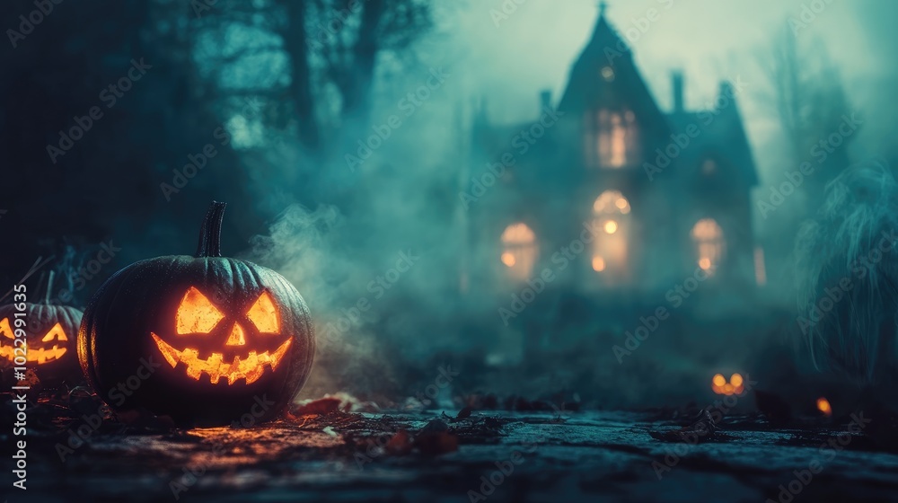 Fototapeta premium Halloween imagery and themes for creative projects