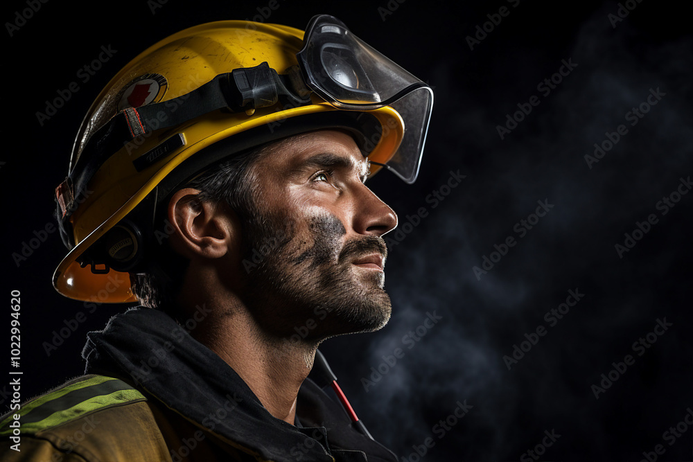 Volunteer rescuer helping people generative AI concept Volunteer rescuer helping people generative AI concept