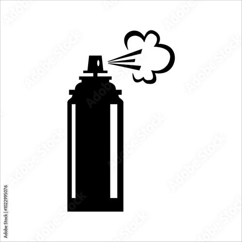 Spray can icon. Aerosol, paint, graffiti, spray paint, small cans, chemicals, art, Urban, street art, pressurized containers, paintings, propellants, spray cans, aerosols, chemicals.
