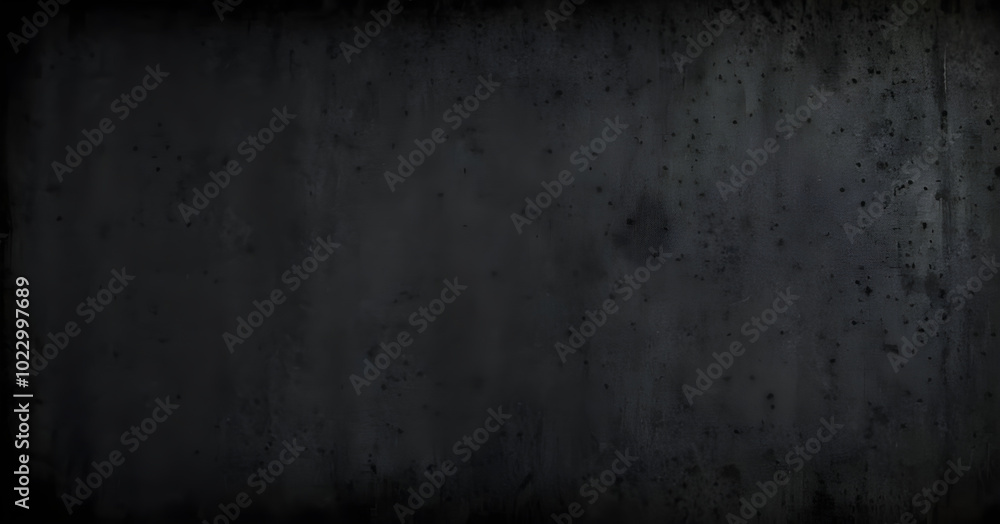 Fototapeta premium Dark grunge concrete wall texture background banner