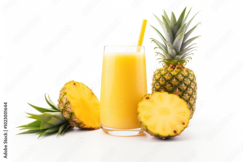 Pineapple juice fruit drink. Pineapple juice fruit drink.