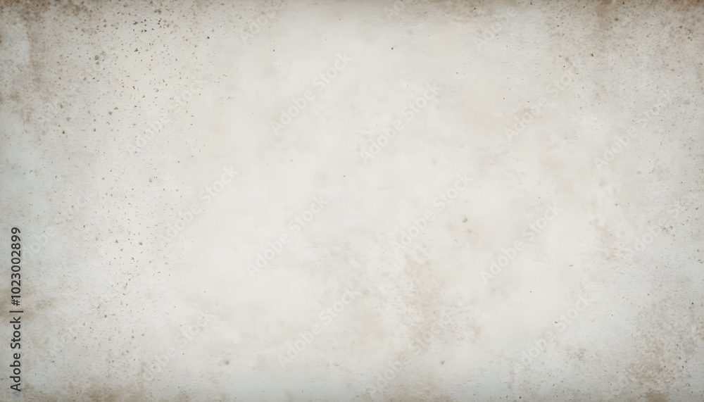 Fototapeta premium Old beige paper texture background with stains showing age