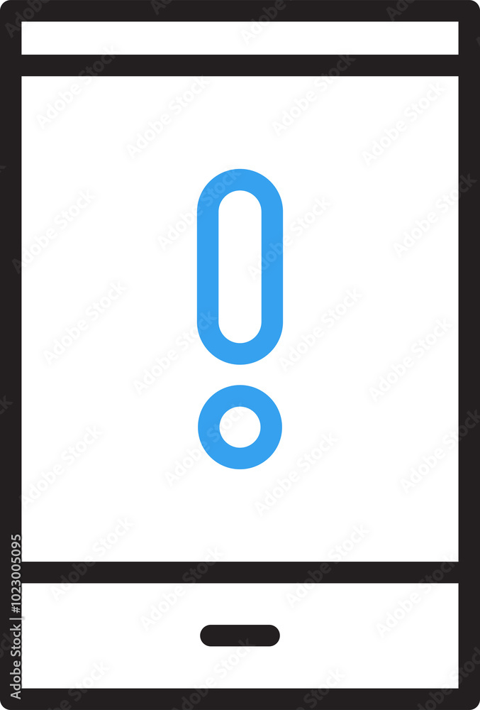 Smartphone and Error Line Icon
Smartphone and Error Line Icon