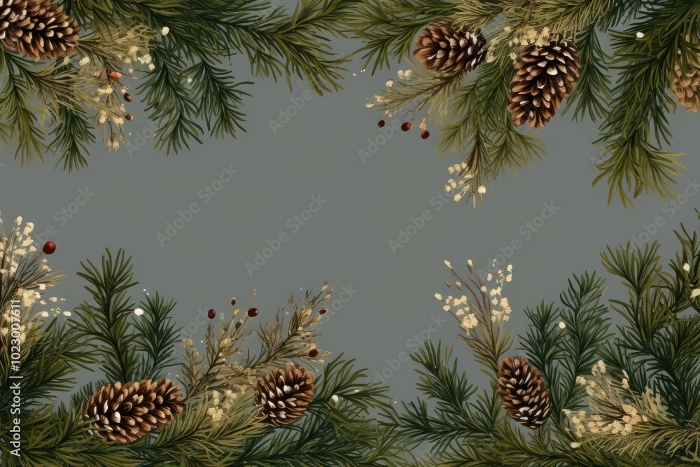 Fototapeta premium Christmas background backgrounds christmas branch.