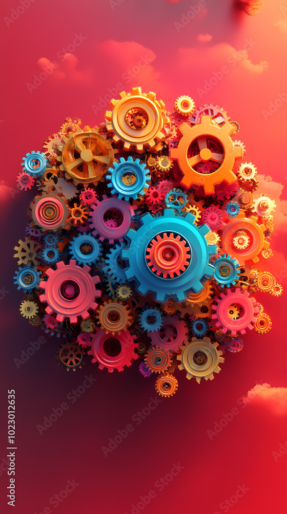 The concept of engineer education, gears and cogs composition isometric 3D vector illustration, studying science at university, and learning engineering. The concept of engineer education, gears and cogs composition isometric 3D vector illustration, studying science at university, and learning engineering.