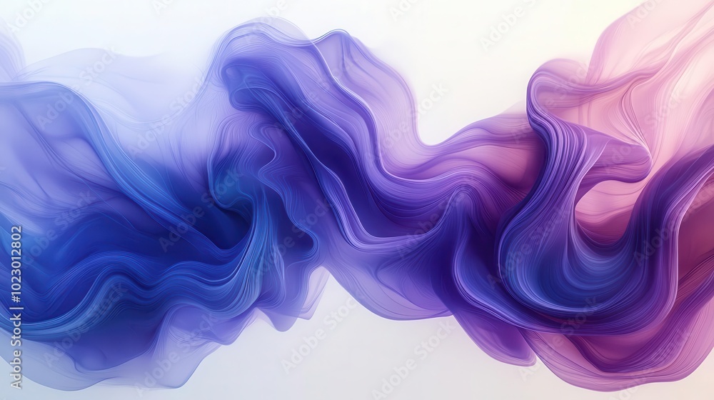 blue and purple smoke swirling and merging creating a mesmerizing abstract pattern against a white background inviting interpretations and evoking emotions through color and form blue and purple smoke swirling and merging creating a mesmerizing abstract pattern against a white background inviting interpretations and evoking emotions through color and form