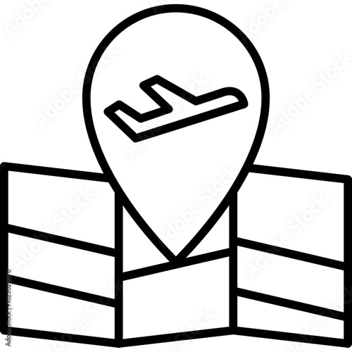 Airport Map Icon