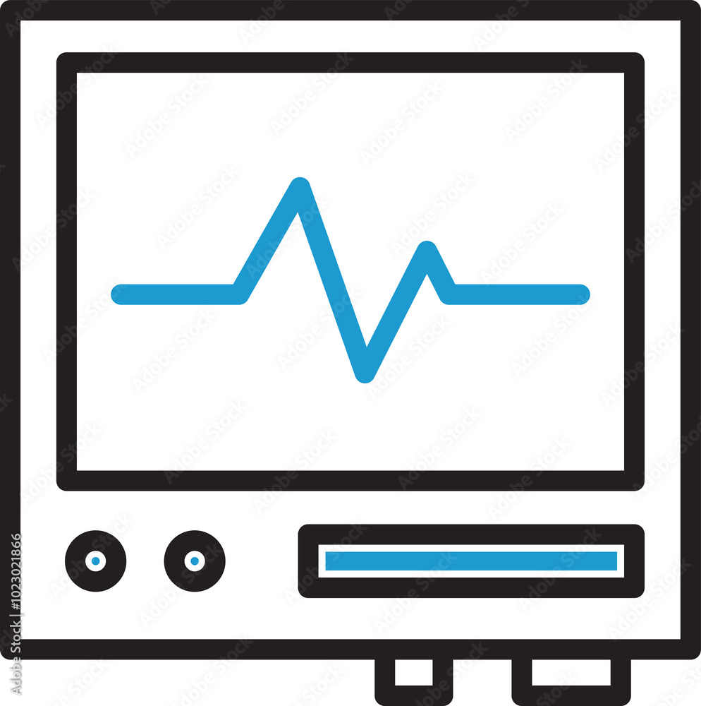 Electrocardiogram Monitor Icon
Electrocardiogram Monitor Icon
