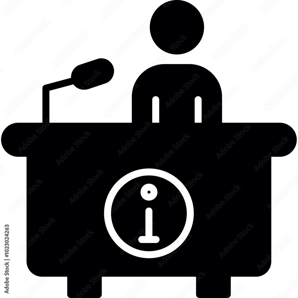 Information Desk Icon Information Desk Icon