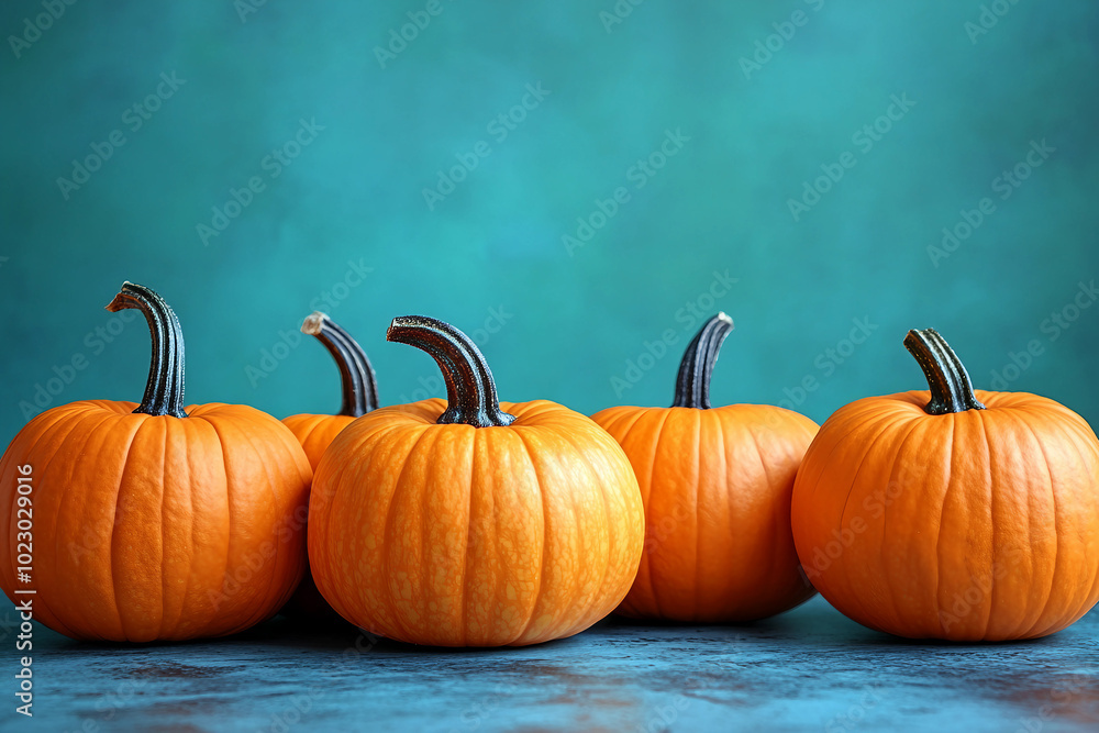 Creative halloween banner with traditional symbols orange pumpkin wizard hat black cat jack o lanterns, Generative AI Creative halloween banner with traditional symbols orange pumpkin wizard hat black cat jack o lanterns, Generative AI