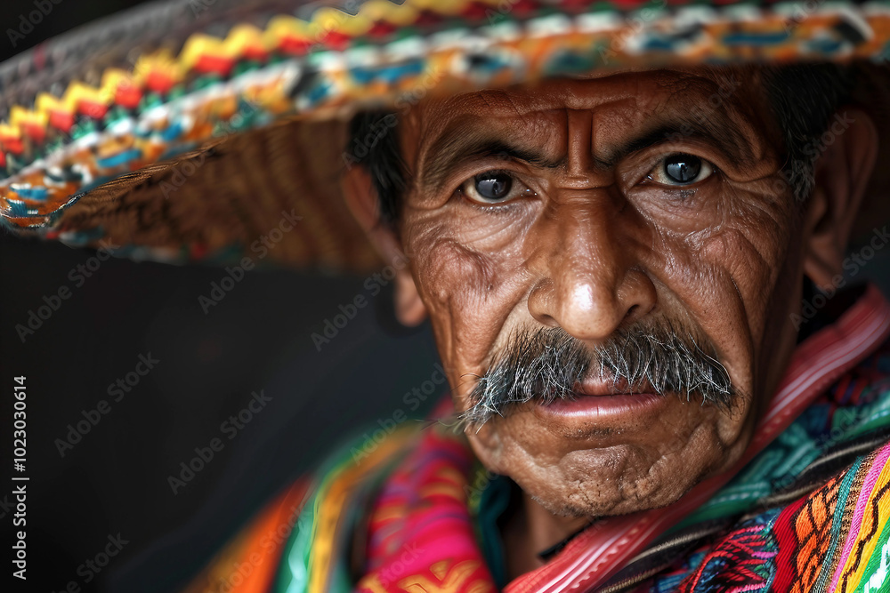 Traditional mexican day of dead celebration, people in costumes with face art paint make up, Generative AI Traditional mexican day of dead celebration, people in costumes with face art paint make up, Generative AI