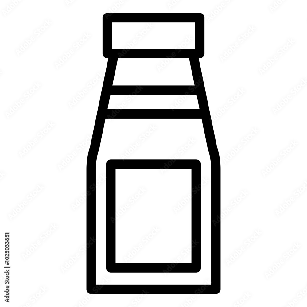Ketchup Vector Design Icon Style