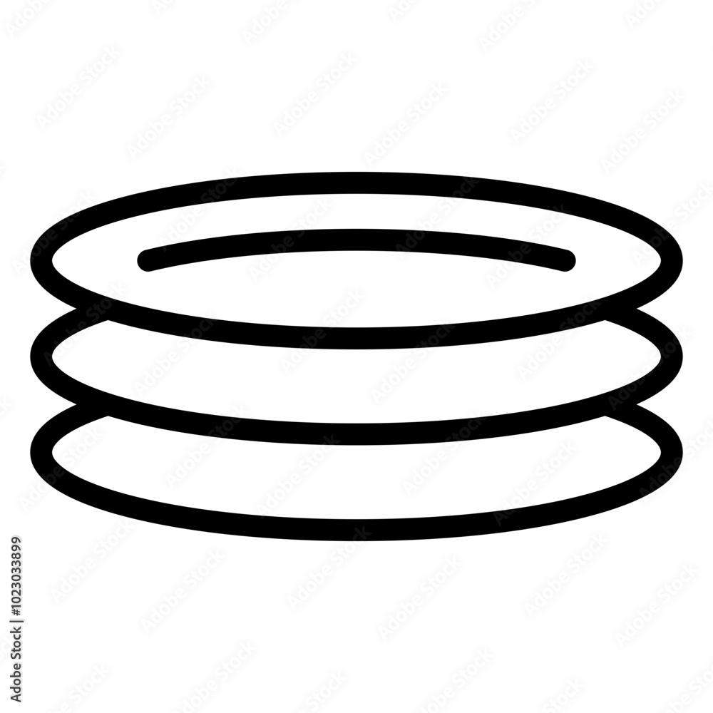 Plates Vector Design Icon Style Plates Vector Design Icon Style