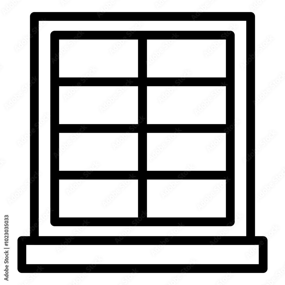 Window Seal Vector Design Icon Style Window Seal Vector Design Icon Style