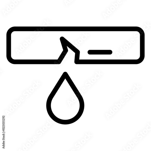 Leak Vector Design Icon Style