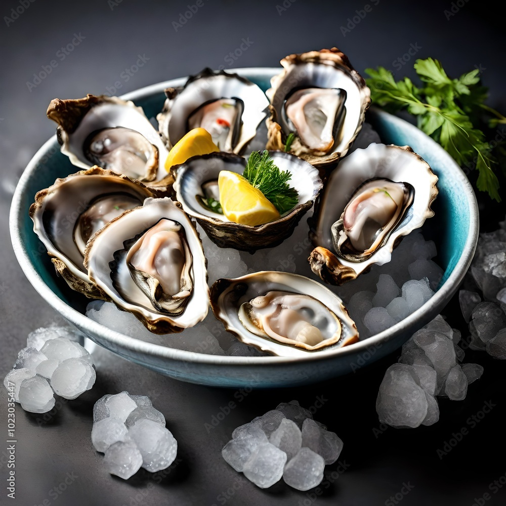 oysters on a plate oysters on a plate