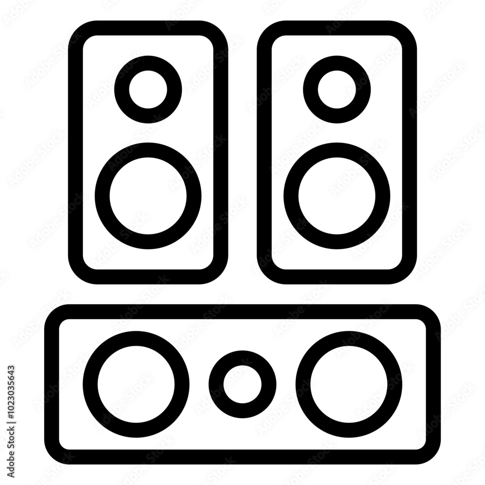 Audio Equipment Vector Design Icon Style Audio Equipment Vector Design Icon Style