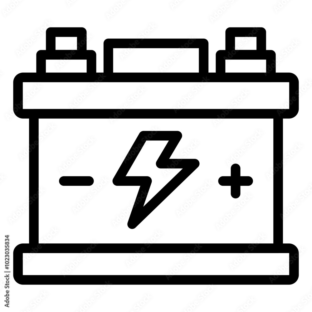 Car Battery Vector Design Icon Style Car Battery Vector Design Icon Style