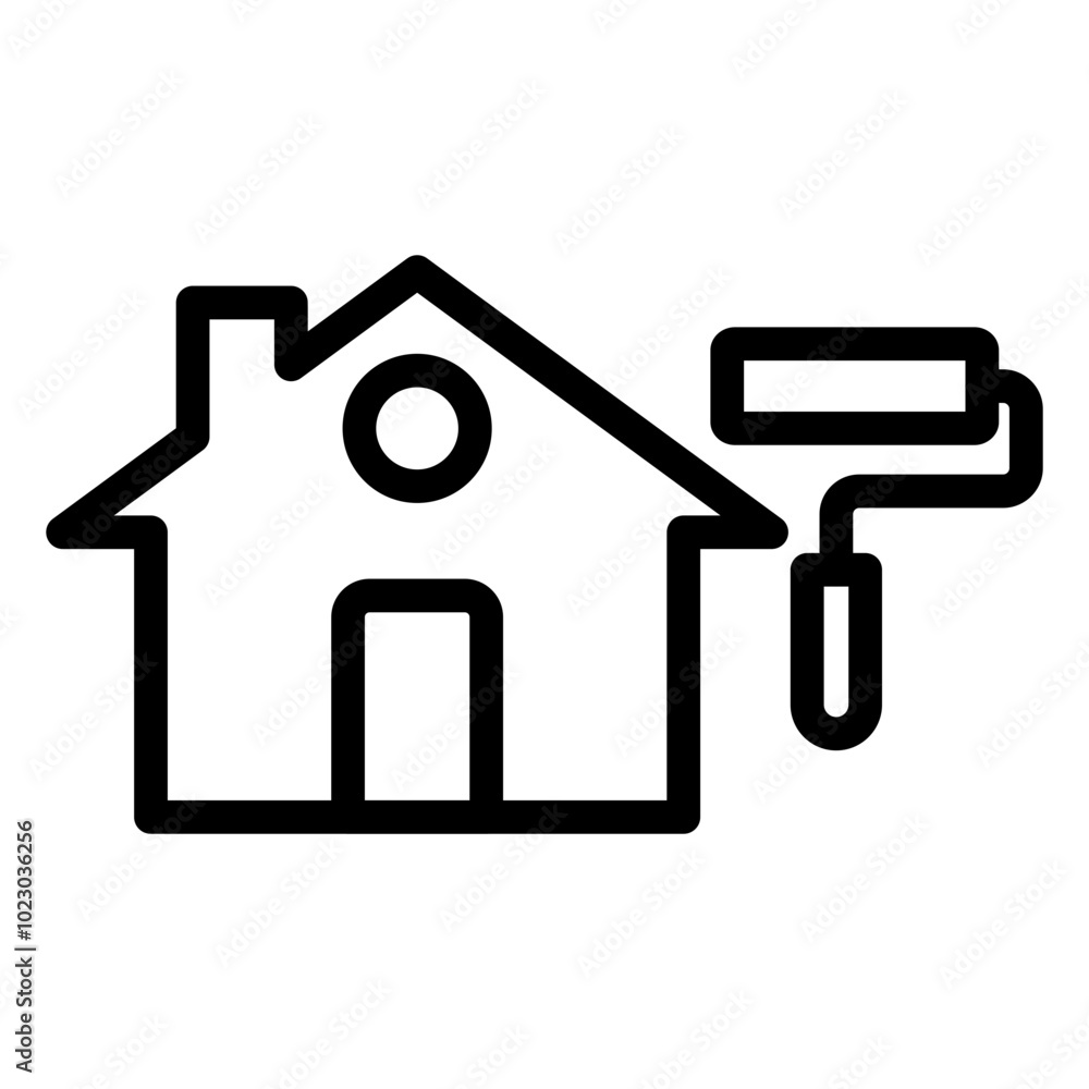 Exterior Maintenance Vector Design Icon Style Exterior Maintenance Vector Design Icon Style