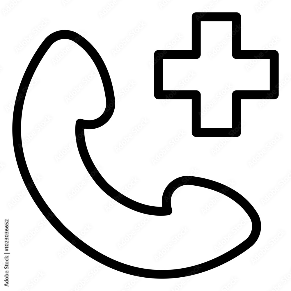 Service Call Vector Design Icon Style Service Call Vector Design Icon Style