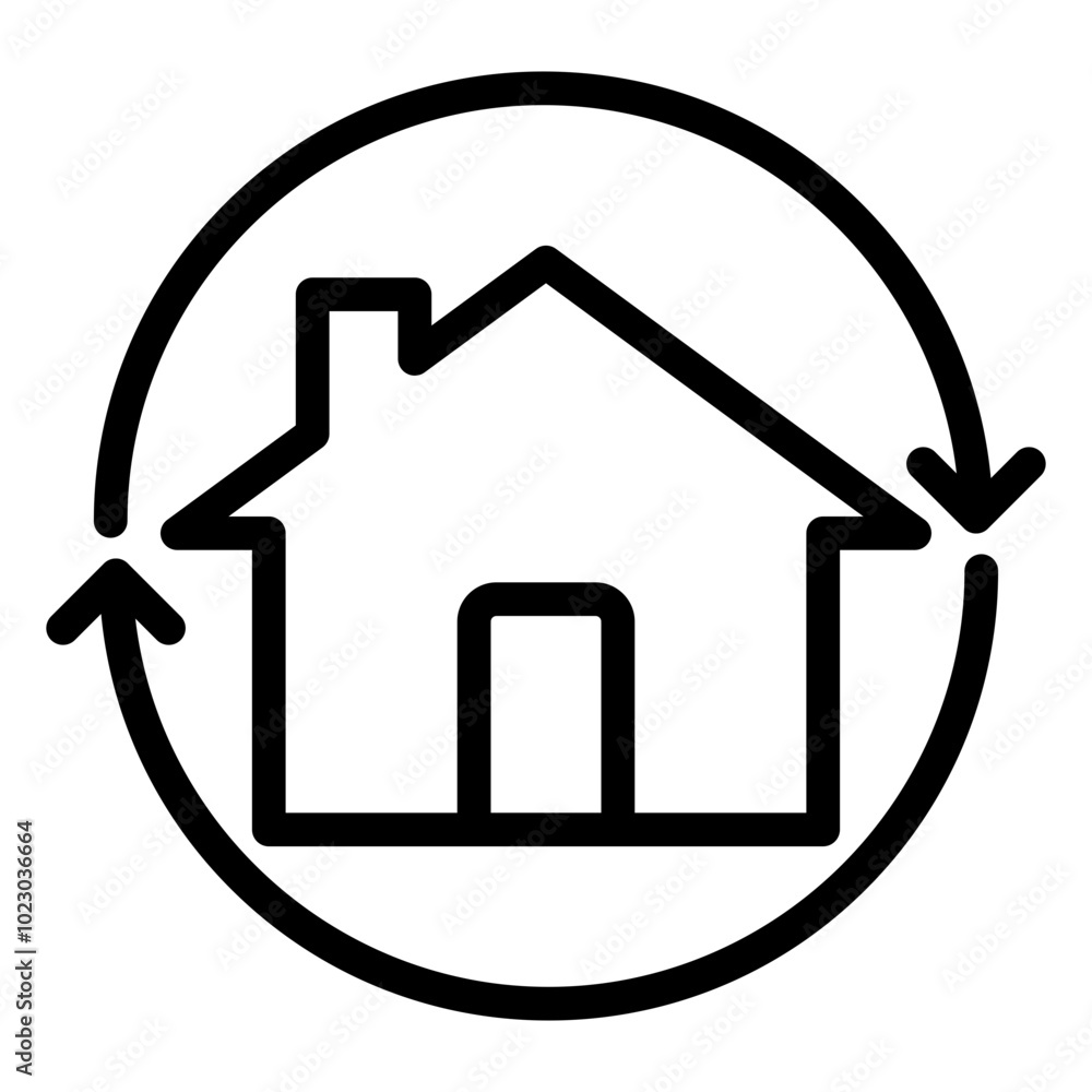 Home Revitalization Vector Design Icon Style Home Revitalization Vector Design Icon Style